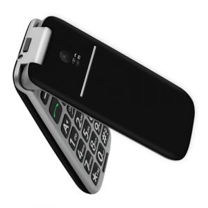 artfone G3 4G Telephone Portable Senior D&eacute;bloqu&eacute;丨T&eacute;l&eacute;phone Portable &agrave; Clapet avec Grandes Touches丨Bouton SOS丨&eacute;cran de 2.4" 丨Station de Charge丨Fonction de Rappel de l'heure丨Radio FM丨Appel Rapide - Noir (Yujie communication, neuf)