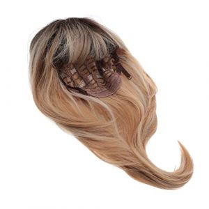 WRITWAA Perruques Pour Femmes Perruques Foncées Perruques En Cheveux Humains Perruques Au Carré Perruques En Cheveux Humains Perruques Mi-Longues Perruques En Ruche Support Pour (Saieli, neuf)
