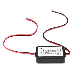 Qiilu filtre antiparasite 12 volts pour camera de recul Redresseur de filtre de condensateur de relais de puissance de cam&eacute;ra de recul de voiture 12V DC N4i268 (Moonyeu, neuf)