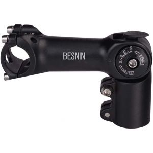 BESNIN Potence de Vélo Réglable 0-90 Degrés Potence VTT 31.8/25.4x60/80/90/93/100mm Potence Vélo Route Tige de Guidon de Vélo de Montagne pour VTT, BMX (25,4×100mm) (Besnin Technology co., Ltd, neuf)