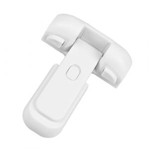 tiyiyok 1pc Verrou de Sécurité pour Enfants, Bloque Porte Bébé pour Frigo, Congélateur et Sécurité Placard Enfant - Verrou Porte et Ferme Porte sans Perçage ni Outils, Blanc (leiyangshifangjiaodianzishangwuyouxiangongsi, neuf)