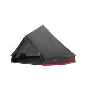 JUSTCAMP Bell 12 Tipi Tente - Tente de Camping extérieure 12 Personnes/Places, 4 Saisons, familiale, imperméable, Premium XXL géante - 6 x 6 x 3,5 m - 16 kg - Gris (amago GmbH, neuf)