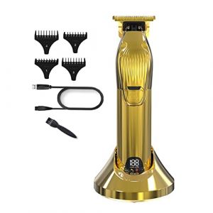 Tondeuse Cheveux Professionnelle, Tondeuse &agrave; cheveux professionnelle sans fil, tondeuse &eacute;lectrique for hommes, puissante machine de coupe de cheveux, ensemble de coupe de cheveux avec base de chargeur (nanfengxianluoleixiaoshoubu, neuf)