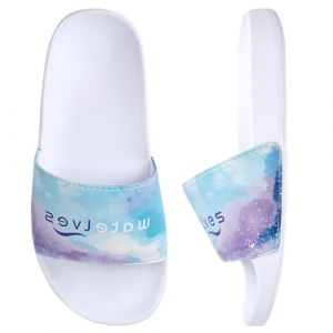 WateLves Claquette Enfant Fille Gar&ccedil;on Chaussons Enfants Tongs Sandales &eacute;t&eacute; Plage Piscine Pantoufles Chaussures de Douche Antid&eacute;Rapantes(Ciel &eacute;toil&eacute; 30/31EU) (MingZhaoMaoYi-EU, neuf)