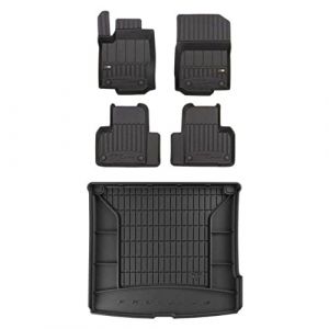 MOTOS Kit de tapis de sol en caoutchouc et tapis de coffre pour Mercedes-Benz ML W166 2011-2015 Am&eacute;liorez votre confort de voyage avec tapis antid&eacute;rapant voiture 3D- Tapis de sol voiture tous temps, p (MOTOS EU, neuf)