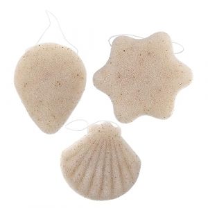 BELLIFFY 3pi&egrave;ces &Eacute;ponge Exfoliante Konjak Naturelle &Eacute;ponges Faciales Originales Et Peau Nettoyage De Coquillages (Hunation, neuf)
