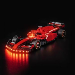 Kit d'&eacute;clairage LED version mise &agrave; jour compatible avec Lego 77242 Ferrari SF-24 F1 Race Car (pas de mod&egrave;le), kit d'&eacute;clairage d&eacute;coratif compatible avec Lego Ferrari SF-24 F1 Race Car 77242 (BrickBling Lighting, neuf)