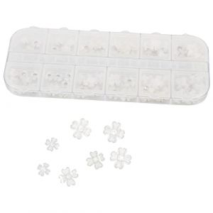 FRCOLOR 1 Bo&icirc;te De D&eacute;coration D'Ongles En Forme De Fleur Strass Autocollants Pour Ongles Autocollants Pour Nail Art D&eacute;calcomanies Pour Ongles Manucure Patch De Bricolage Patch (Laners, neuf)
