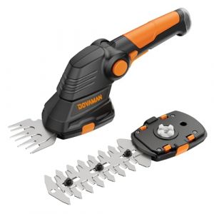 DOVAMAN GS01A 2 en 1 Cisaille Électrique, Poignée à 3 Positions, Chargement Rapide en 100 Min, 2 Lames Interchangeables, Cisaille à Gazon sans Fil Portables de 3,6 V pour Couper l'herbe (MilkyWay Galaxy, neuf)
