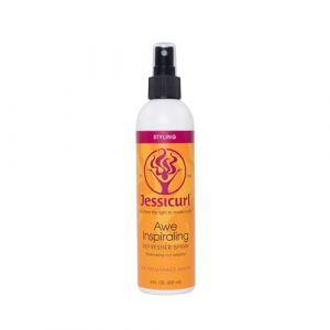 Jessicurl Spray inspirant Awe, sans parfum ajout&eacute;, 8 fl oz. Spray rafra&icirc;chissant hydratant pour boucles de midi pour cheveux boucl&eacute;s, d&eacute;finition des boucles (Jessicurl EU, neuf)