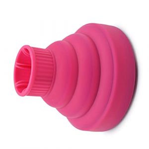 Diffuseur De SèChe-Cheveux Universel Pliable, Accessoire Diffuseur En Silicone Pour SèChe-Cheveux Diffuseur De SèChe-Cheveux De Voyage Portable Pour La Maison, Salon De Coiffure (Rose rouge) (Rukeider, neuf)