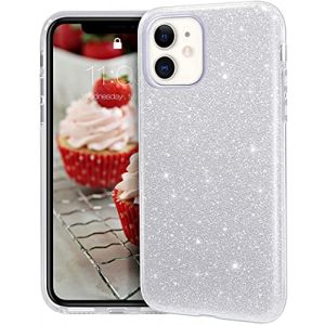 HQ-CLOUD Coque Compatible ave iPhone 11, Housse étui Coque Gel en Silicone Paillette Bling Bling pour Apple iPhone 11 (Argente) (HQ-CLOUD( VENDEUR FRANCAIS), neuf)
