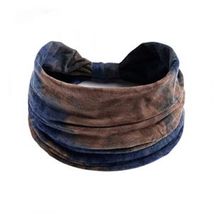 Bandeau de cheveux tie dye arc-en-ciel, extension de cheveux, bandeau de yoga, bandeau de sport, élastique absorbant la transpiration, bandeau anti-transpiration, jaune fluo (ZhuZhouYuZiNanShangMao, neuf)