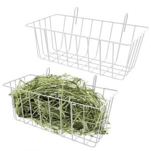 2Pièces Râtelier à Foin Lapin, Mangeoire À Foin Lapin, Râtelier À Foin pour Lapin, Mangeoire À Foin pour Lapin, Mangeoire à Foin pour Animaux de Compagnie, Mangeoires à Foin pour Lapins, Pour Lapins (Huayeex, neuf)