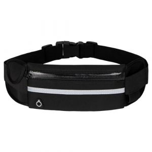 JCUGSBS Femme Homme Banane de Sport Etanche Sacoche Ceinture de Course Sac Pochette Running Belt R&eacute;glable pour Argent Passeport Billets T&eacute;l&eacute;phone Portable, Convient pour Escalade V&eacute;lo Voyage Jogging (GuangZhouJieChunMaoYiYouXianGongSi, neuf)