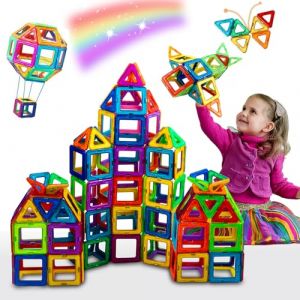 Construction Magnetique Enfant 38 Pièces Blocs de Construction Magnétiques Enfants Educatif Jeu Aimant Magnetic Jeu Jeux Jouet Enfant 3 4 5 6 7 Ans Cadeau Fille Garcon 3 4 5 6 Ans (shaoyangyuezhilexingdianzishangwuyouxiangongsi, neuf)