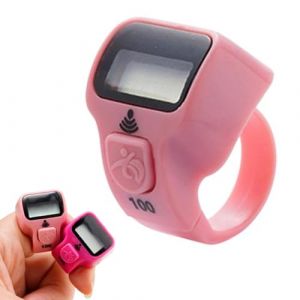 Bague num&eacute;rique Tasbeeh Tasbih Compteur de comptage religieux &agrave; tricoter rang&eacute;e de perles pour pri&egrave;re islamique et joueur de golf (rose) (yunchengshiyanhuqubinchengdianzishangwuyouxiangongsi, neuf)