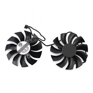 iHaospace PLA09215B12H 4Pin for EVGA GTX 950 GTX 960 GTX 970 GTX 980 GTX 980Ti Graphics Card Fan (iHaospace, neuf)