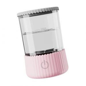 Brosse cosm&eacute;tique &eacute;lectrique portable rechargeable pour voyage, utilisation &agrave; la maison, brosse de maquillage &eacute;lectrique rotative automatique, outil multifonctionnel (JIUYUETIAN, neuf)