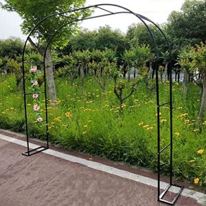 1,2 M 1,4 M 1,8 M 2,0 M 2,4 M 3,0 M 3,5 M Grande Arche De Jardin En M&eacute;tal, Support Pour Plantes Grimpantes, Tuyau Galvanis&eacute; De 19 Mm, Arceau &Agrave; Rosiers, Largeur C&ocirc;t&eacute;: 25cm ( Size : 2.0mx2.3m/6.5ftx7.5f (WMQBD, neuf)