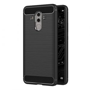 AICEK Coque Huawei Mate 10 Pro, Noir Silicone Coque pour Huawei Mate 10 Pro Housse Fibre de Carbone Etui Case (6,0 Pouces) (AICEK EU Store, neuf)