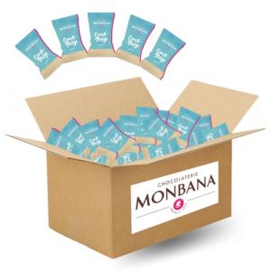MONBANA | 200 Crousti-Neige | Délicieuses Croustilles au Chocolat à déguster autour d'un café ou une boisson gourmande (PRO DISTRI, neuf)