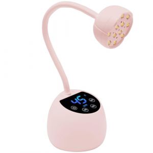 Lampe UV pour ongles avec capteurs automatiques, mini lumi&egrave;re UV pour vernis &agrave; ongles gel, vernis &agrave; ongles LED, s&eacute;choir &agrave; ongles pour salon de manucure &agrave; domicile (qoeifj, neuf)