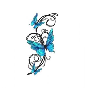 Tatouage temporaire autocollants imperméables fleur rouge tatouages ​​d'art corporel for les femmes(001) (CAOHCTTDDHJ, neuf)