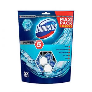 Domestos Power 5 Ocean Rim Block Maxi Pack (BRITISH GOOD'S, neuf)