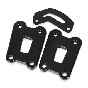 YIEBA MT09 FZ09-Kit Repositionnement Repose Pieds Passager-Pédales Repose-pieds-Repositionnement des repose-pieds-Kit d'abaissement des repose-pieds MT-09 MT 09 FZ-09 FZ 09 2021 (YEBEU, neuf)
