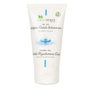 Naturaequa Gel BIO Double Acide Hyaluronique 50ml &ndash; Hydratant Visage avec Acide Hyaluronique &agrave; Haut et Bas Poids Mol&eacute;culaire &ndash; Peau Hydrat&eacute;e, Lumineuse et Ferme &ndash; Fabriqu&eacute; en Italie (Win2Win Distribution, neuf)