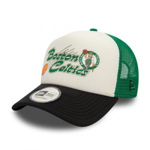New Era Boston Celtics NBA Casquette Casquette de Basketball Chapeau Camionneur réglable Snapback Maille (capspin, neuf)