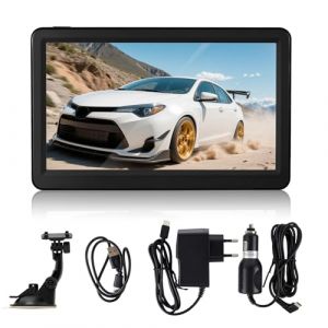 GPS de Navigation, Riloer 7 Pouces Navigation Portable avec Accessoires Secteur, Cartographie Europe Toute Vie Mise &agrave; Jour Gratuite, Support Camion/Camping-Car, Lecteur Multim&eacute;dia (LanCo2020, neuf)