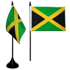 Digni&reg; Drapeau de Table Jamaique, Mini Drapeau - 10 x 15 cm (Vente-Drapeaux, neuf)