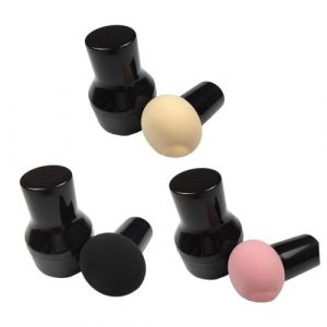 CALLARON 6ensembles &Eacute;ponge &agrave; Maquillage Non-latex Avec &Eacute;tui De Pour Filles &Eacute;ponge Hydrophile Douce Pour Fond De Teint Et Compacte (Raindrops On Roof, neuf)