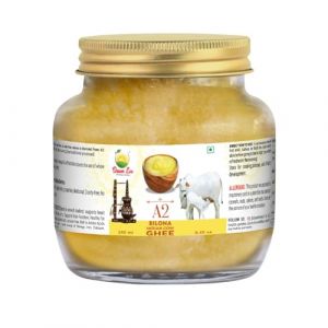 Dawn Lee ( 18th Century Goodness ) Ghee A2 Gir Cow Ghee Bilona Méthode 250 ml Bouteille en verre | Ghee de vache Geer | Pure Desi Cow Ghee sain | Fait à la main A2 Bilona Ghee (Dawn Lee ( 18th Century Goodness ), neuf)