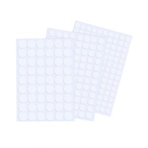IPNSDON 3pcs Cache-vis blancs, 12mm/15mm/21mm Cache-vis en PVC pour vis, ronds, auto-adhésifs, autocollants pour meubles, autocollants pour trous de vis pour armoires et tables, réparations de meubles (guoyuxindeouzhoudianpu, neuf)