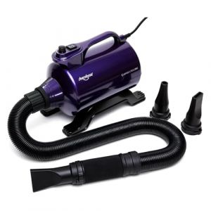 shernbao Sèche-Cheveux Séchoir Animaux Pulseur Professionnel à Haute Vitesse pour Chien 5.0HP (Violet) (Shernbao Pet, neuf)