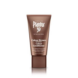 Plantur 39 Color Braun Après-shampoing couleur - 2 x 150 ml - cheveux bruns - masque les cheveux gris - Après-shampoing avec complexe de caféine (Oum-Merchandise, neuf)