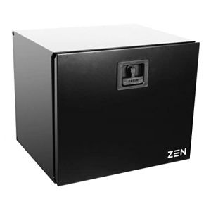 Daken ZEN Bo&icirc;te de rangement en m&eacute;tal galvanis&eacute; pour camion Noir 600 x 500 x 500 mm (Carado EU, neuf)