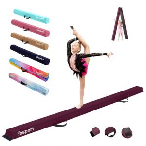 FBSPORT Poutre Gymnastique Enfant 240/270/300 cm Poutre Gym Poutre d'équilibre au Sol, Poutre de Gymnastique Pliable pour entraînement, Pratique, Sport et entraînement Professionnel à la Maison (Yoyikty, neuf)