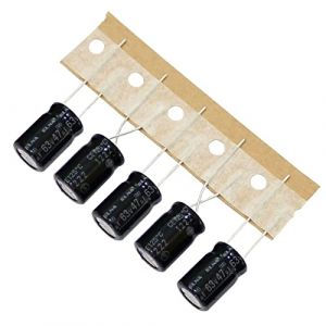 20x Elko Condensateur Radial 47µF 63V | Condensateur électrolytique jusqu'à une température de 125°C | 8x12mm | 47uF RK-63V470MG3#-T2 Elna (IT-Tronics GmbH, neuf)