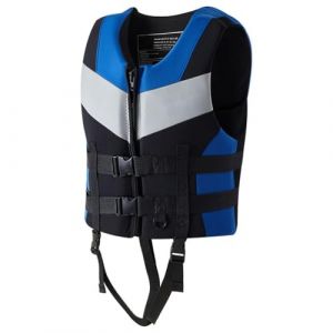 Générique Gilet de Sauvetage Adulte pour Homme/Femme 48-110 kg, Gilet de flottabilité Kayak Sup, Aide à la flottabilité réglable en néoprène pour la Natation, Le Kayak, Le Surf, Le Paddle,Blau,M (YAOLINSHANGMAO, neuf)