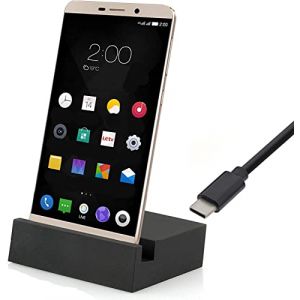 Station d'accueil USB 3.1 Type C adapt&eacute;e pour Samsung Galaxy A17 A07 A56 A36 A26 A16 A06 A55 A35 A15 A05 A54 A14 A53 S20 FE S25 S24 S23 S22 S21 Ultra 5G Chargeur d'accueil de Charge Dock Noir (moelectronix, neuf)