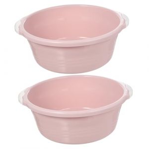 Ipetboom 2pièces Bassin De Lavage Plastique Pour Salle De Bain Basins Multifonctionnels Rose Pour Utilisation Ménagère Anti-dérapant Et (hikarish, neuf)