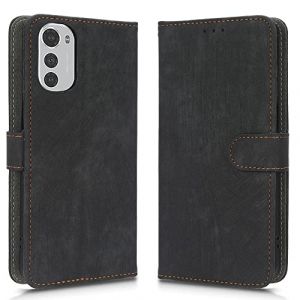 XINNI Housse pour Motorola Moto E32 4G Etui, RFID Protect PU/TPU Cuir Coque Magn&eacute;tique Portefeuille, Noir (Fengqi UK, neuf)