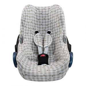 JYOKO KIDS Housse pour siège auto bébé en coton compatible avec Maxi Cosi Cabriofix (SAILOR STRIPES) (JYOKO, neuf)