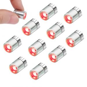 10 Pièces Mini Lampe LED, Petite LED a Pile, Mini Lumière Maison de Poupée, Lampe LED Miniature pour Décorations de Fête, Vitrines, Bricolage, Éclairage de Maison de Poupées (Rouge) (yuwangwang, neuf)