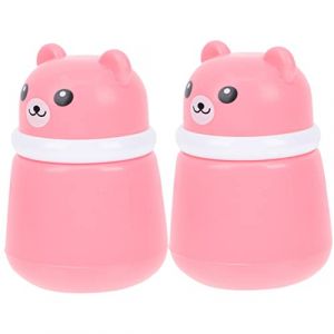FOMIYES 2pi&egrave;ces Bo&icirc;te &agrave; Poudre Vide Pour Gar&ccedil;on Fille &Eacute;tui De Voyage Ours Nouveau-n&eacute; Et Nourrisson (Family&Personal, neuf)