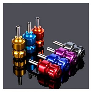 Poign&eacute;e de tatouage autobloquante en aluminium 30 mm avec cl&eacute;s Allen (bleu) (QICHIDIANZISHANGWU, neuf)